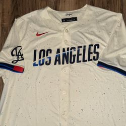 New Men’s Size Medium, Large, XL & 2XL Nike LA Dodgers City Connect Jersey