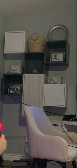 6 ikea cube wall cabinets in perfect condition