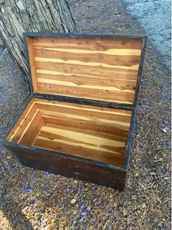 Beautiful wood chest