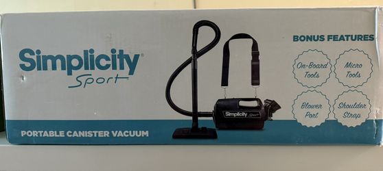 Simplicity Sport Portable Canister Vacuum