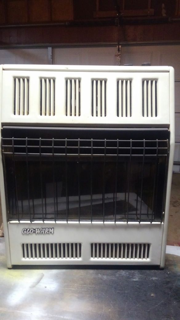 Nice ventless garage heater. Glo-Warm FAS-18000N.G.
