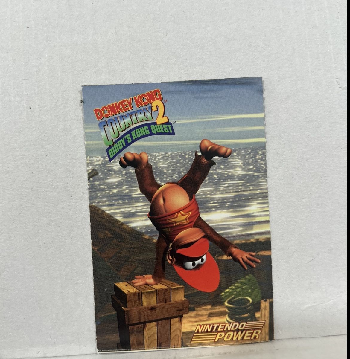 Diddy - Trading Card - Diddy's Kong Quest, DK Country 2 - Nintendo Power