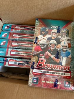 2026 bowman football nfl hobby box