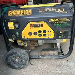 Champion Dual Fuel Generator 