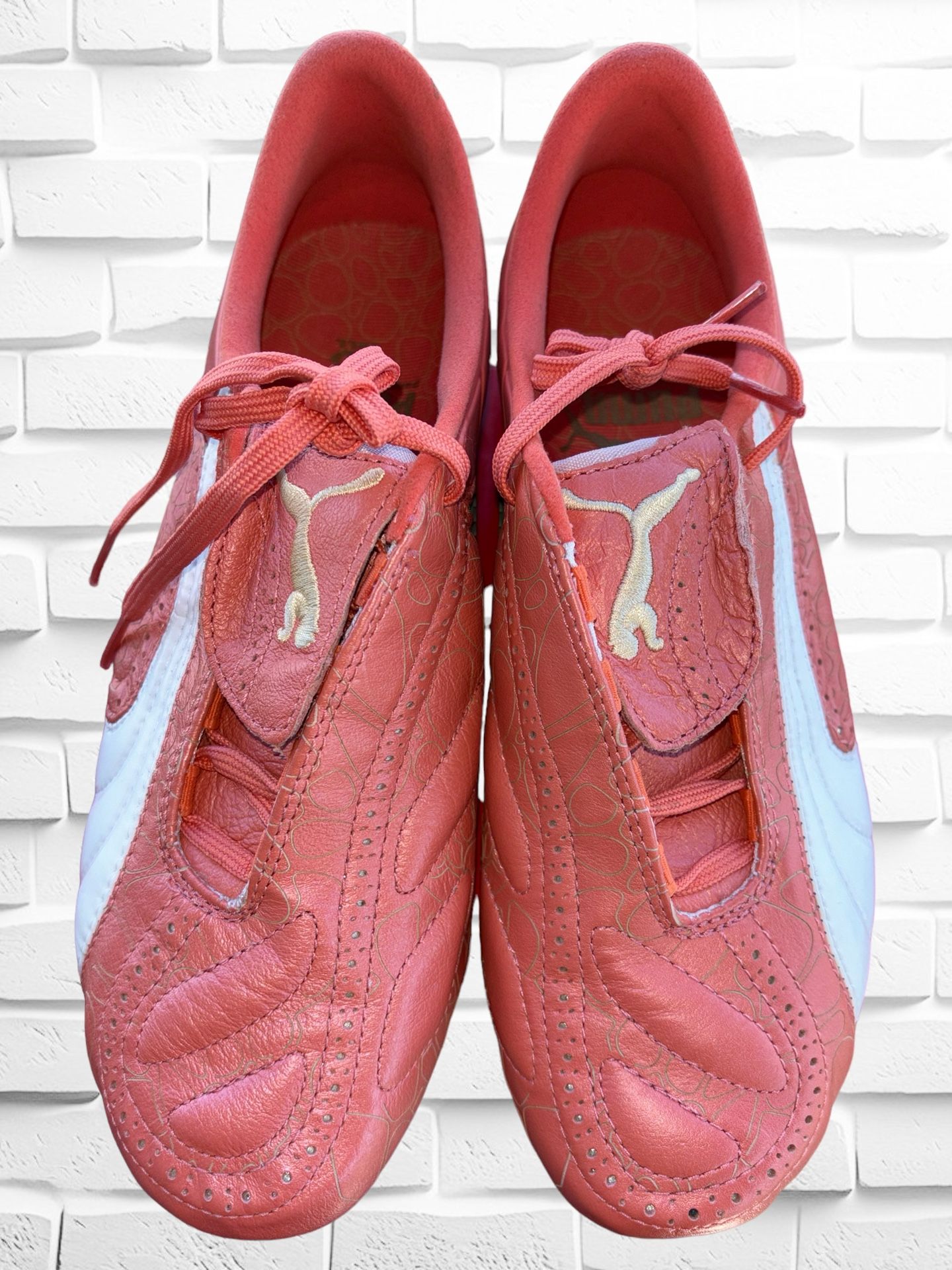 Puma Women’s U.S. Size 7/EUR 37.5 EvoPower V-KONSTRUKT II GCI FG Coral Cleats