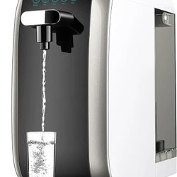 SimPure Y7P-BW UV Countertop Reverse Osmosis Water Filter, NSF/ANSI 58 Certified, 5 Stage RO Water Filtration System, Water Purifier for Home, No Inst