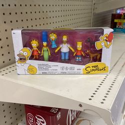 The Simpsons 2.5 inch Scale Action Figure Multipack Bart Lisa Homer 2024