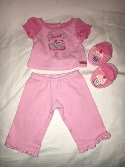 American Girl Doll Ice Cream Pajama Outfit