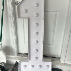 4ft Number 1 With Lights $15