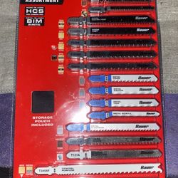 30 Pc T Shank General Purpose Jigsaw Blade Assortment  Wood & Metal