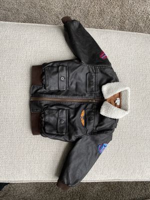 Photo Top Gun Vintage Leather Jacket Kids Small