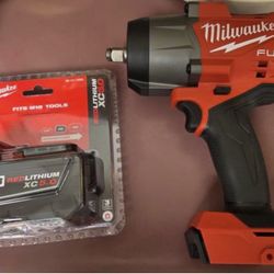 Milwaukee 2967-20 M18 1/2 High Torque Impact w/ friction ring w/ Battery NEW