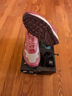 Nike Air Max 1 Patta Waves Rush Maroon Size 8