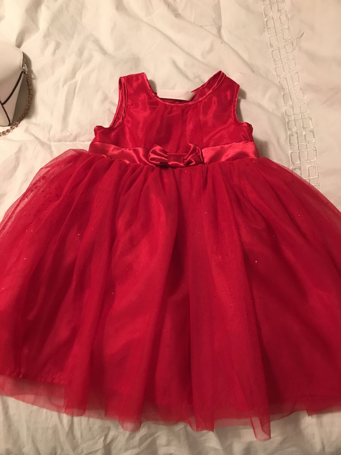Red 4t girl dress