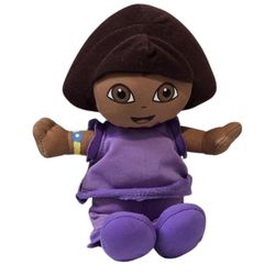 2006 Fisher Price Dora The Explorer Girl Doll Plush 8" Stuffed Toy Nickelodeon