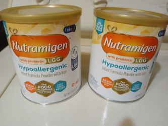 Nutrmigen baby formula. Expiration date july/27 and October/27. Price is for both.