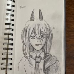 Power Chainsaw Man Sketch 