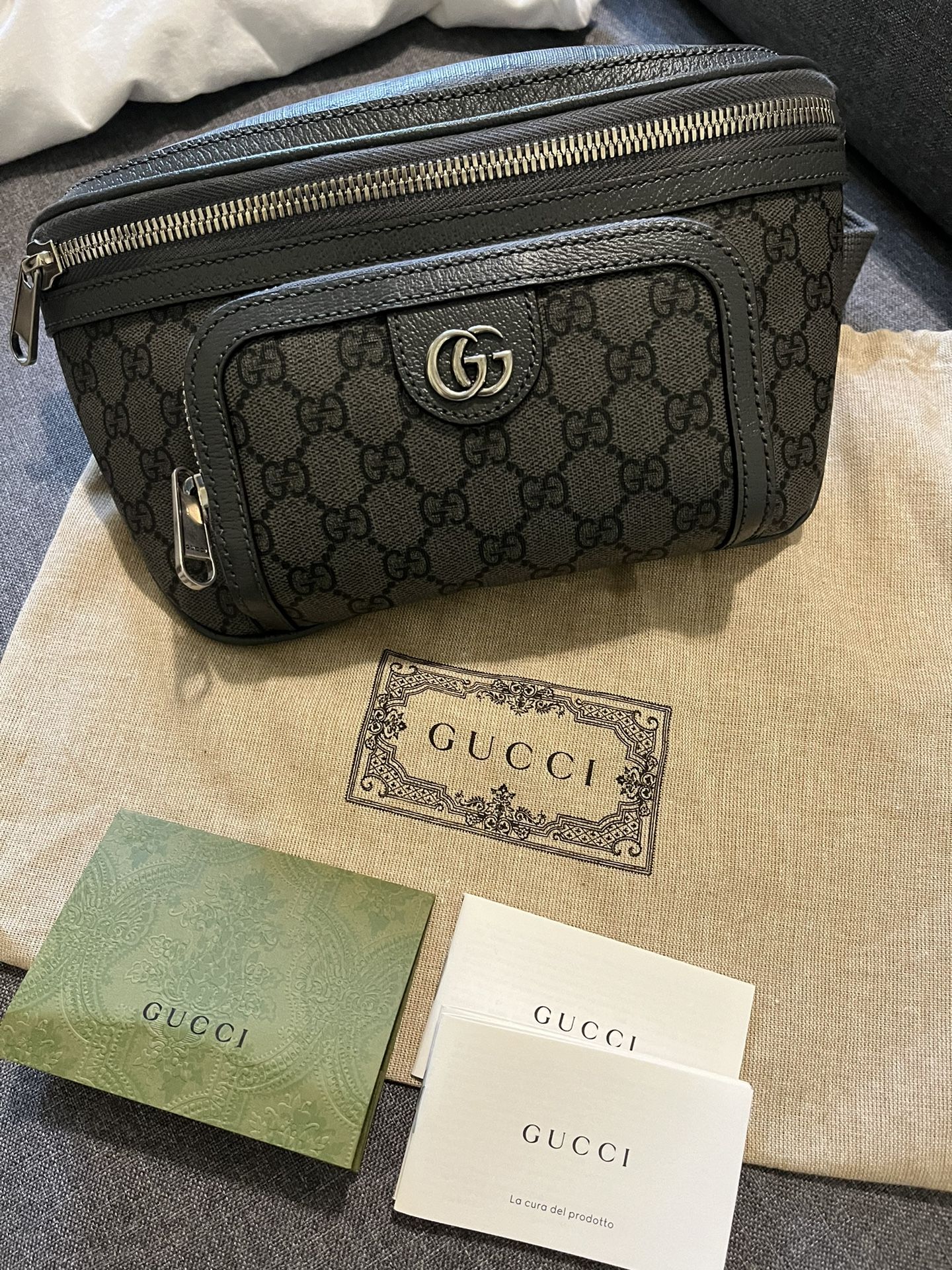 New Gucci Men Belt Bag