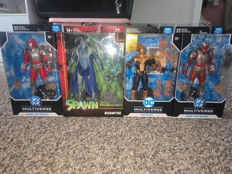 McFarlane Toys DC Multiverse & Spawn Action Figures Lot of 4