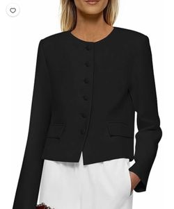 Dark green 2XL tailored blazer with button-up front and structured fit