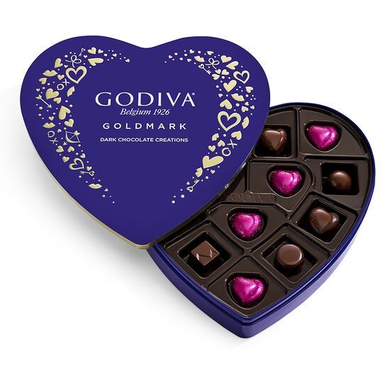 Godiva Belgium 1926 Goldmark Assorted Chocolate Creations 14 Piece