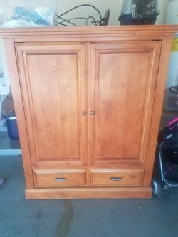 Three piece entertainment center