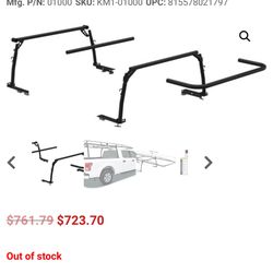Holmon 01000 Legs And Bars For GM, Ram, Tundra, F-150 Without Shell In Black