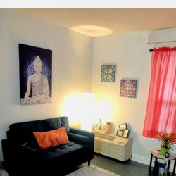 Dark Blue : Love Seat perfect For a Studio Or Efficiency 