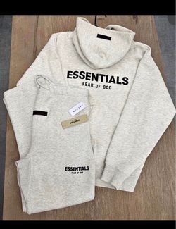 Fear of God Essentials Hoodie and Sweatpants Set