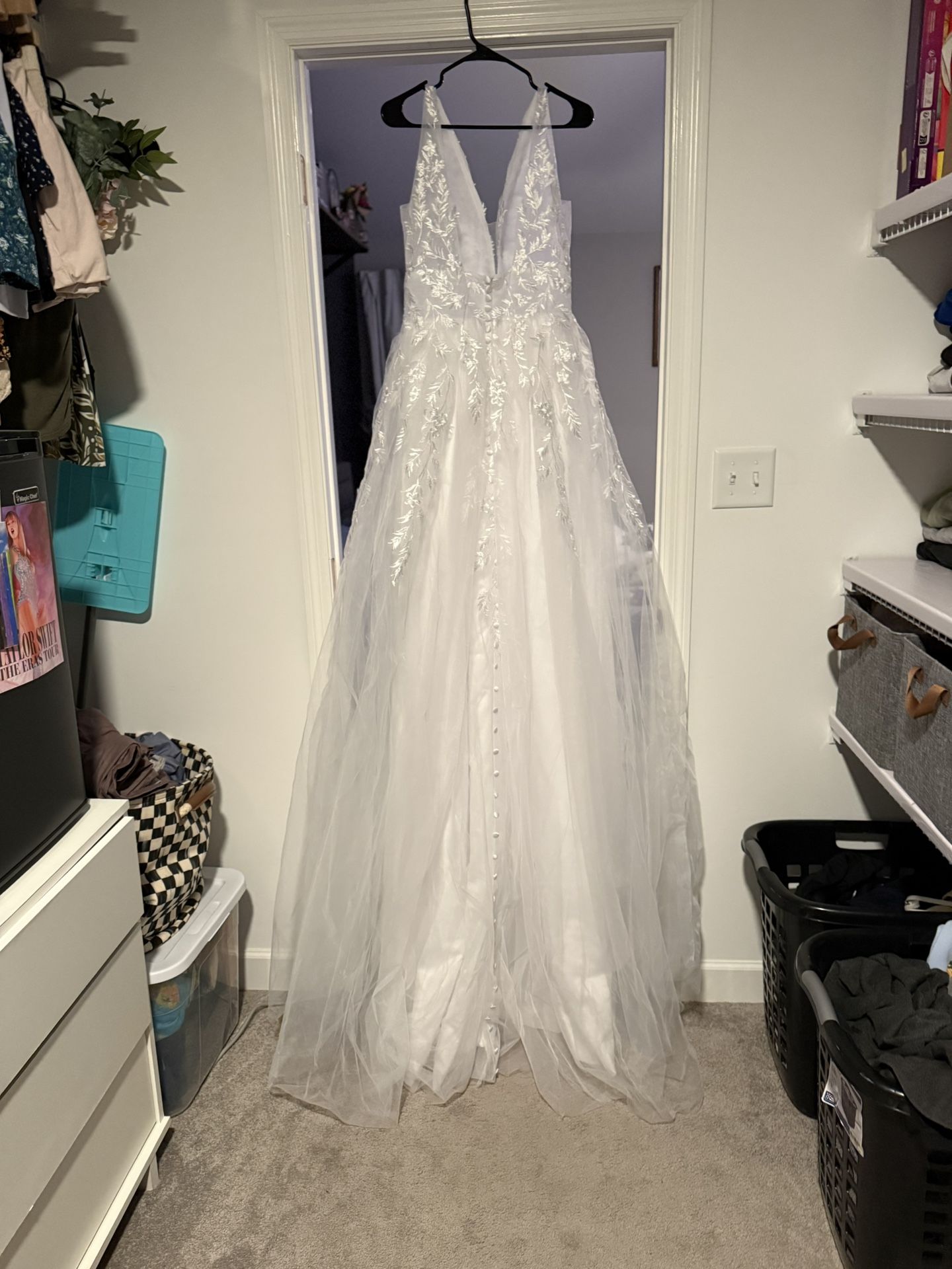 Boho Tulle Wedding Gown 