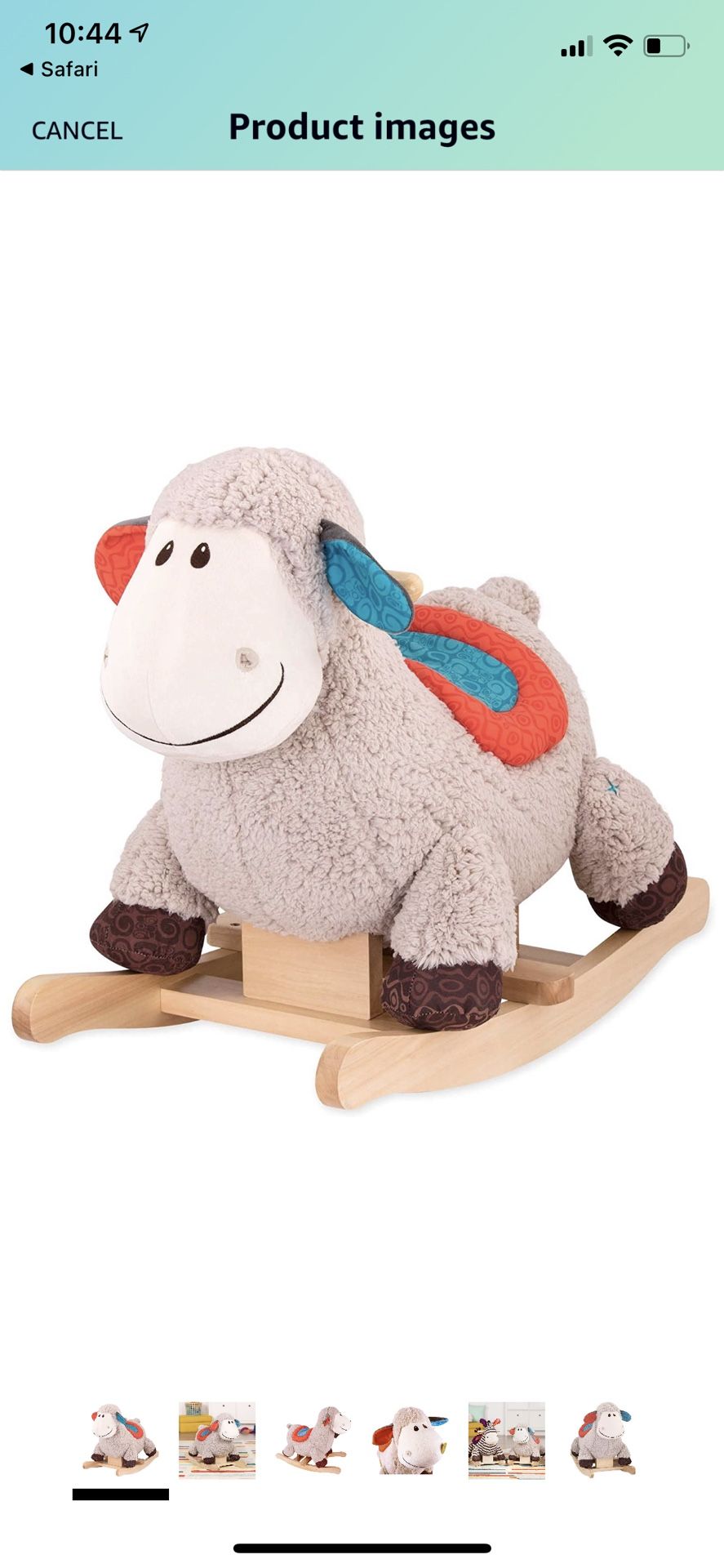 Loopsy Wooden Rocking Sheep