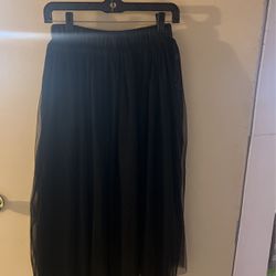 Full Length Tulle Skirt Sz S