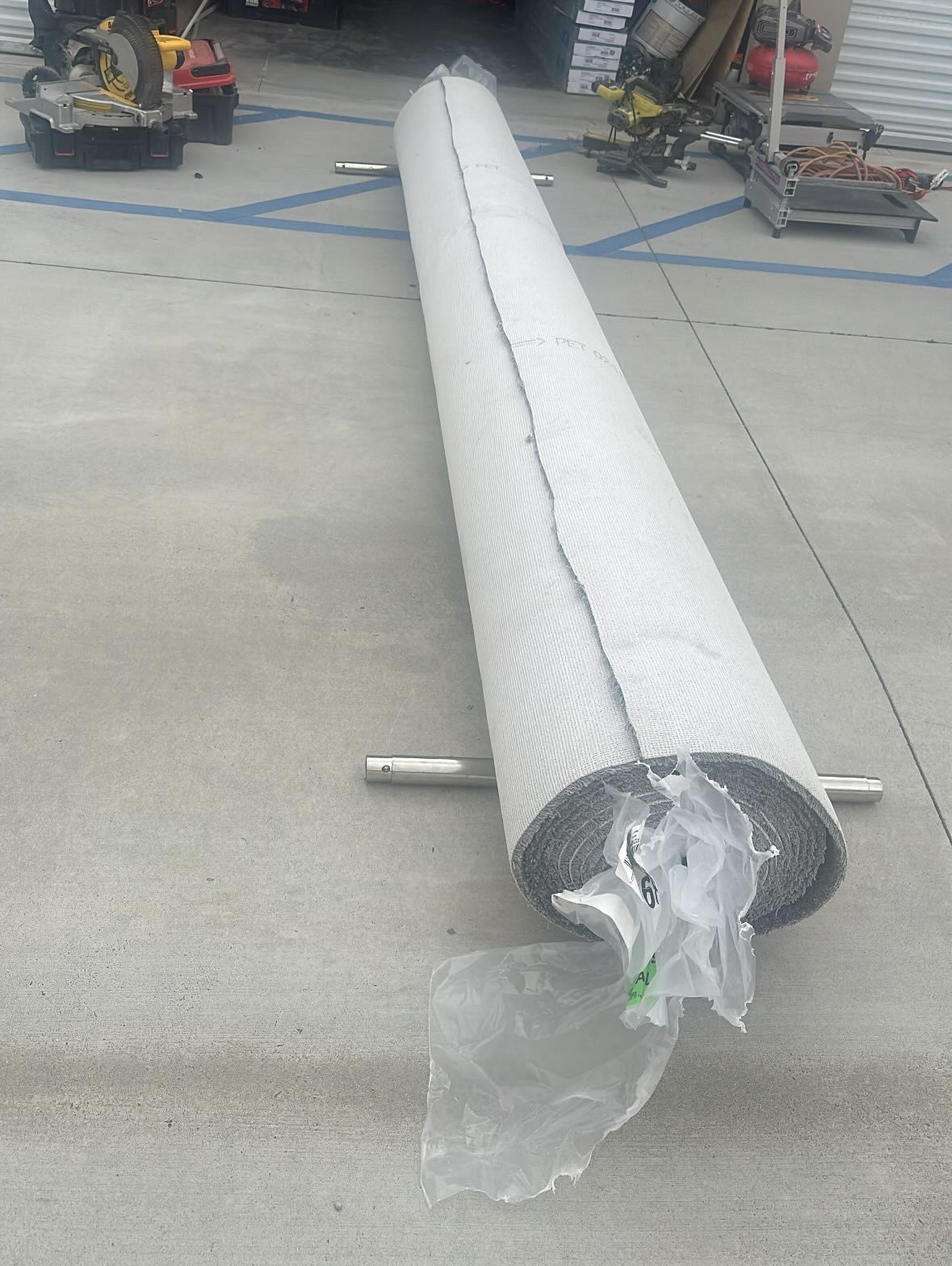 Plush Gray Carpet 40-50 Yards