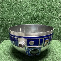 Star Wars Galaxy’s Edge Batuu Droid Depot R2D2 R2 Stainless Steel Mixing Bowl.