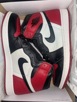 Air Jordan 1 Bred Toe DS 9.5