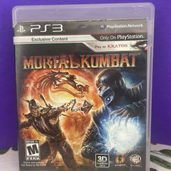 Mortal Kombat for the PS3