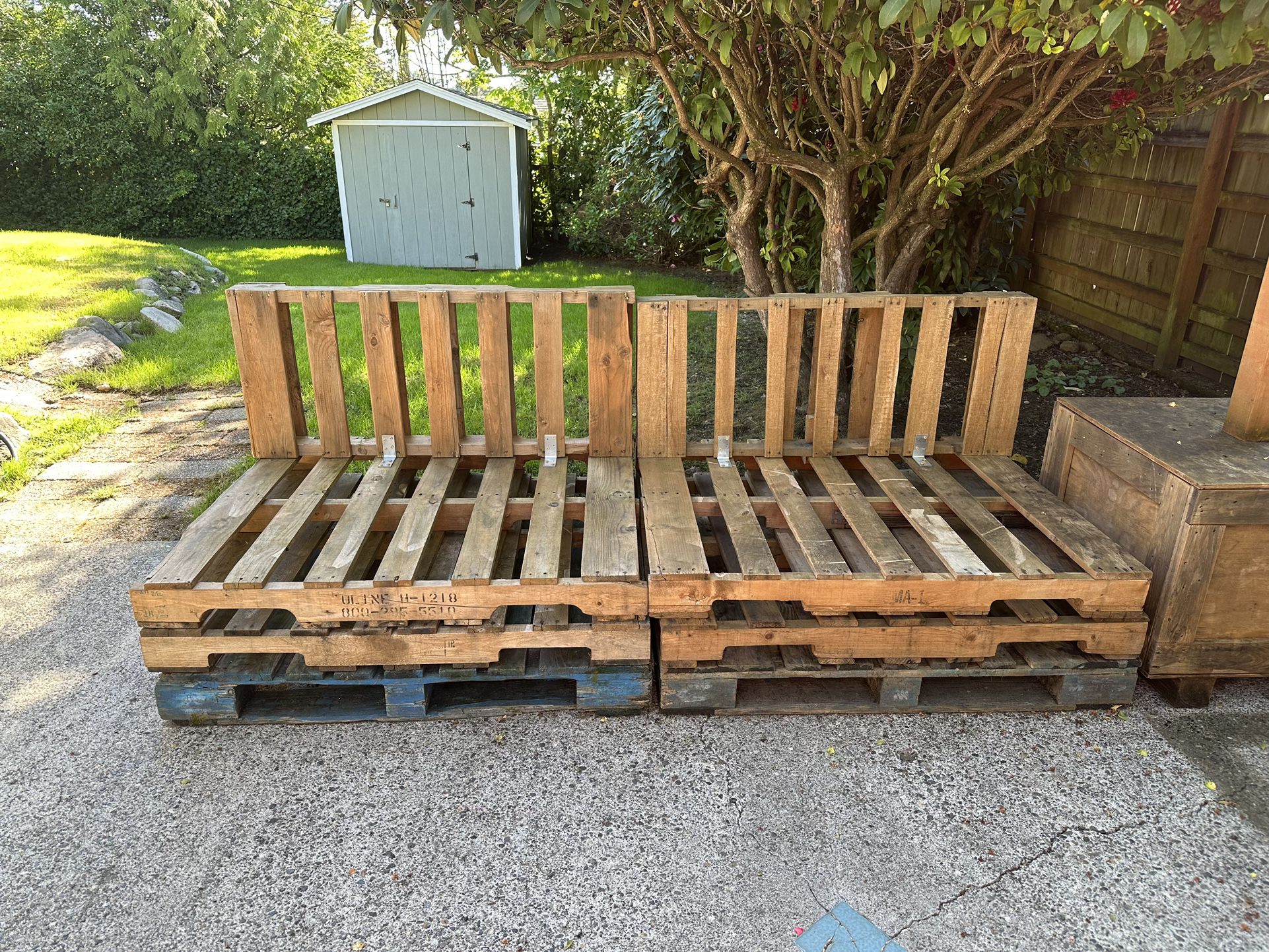 Pallet Couches $30 Each or Both For $50