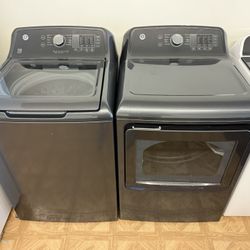 LIKE NEW GE PROFILE WASHER AND DRYER SET. 