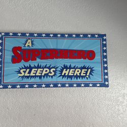 Superhero Wall Decor