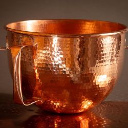  Pure Copper 6 Quart Lift Stand Mixing Bowl compatible with Professional 6 quart 600 Series Mixers