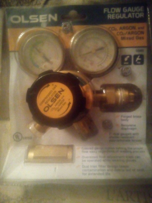 Olsen CO2/Argon Flow Gauge Regulator