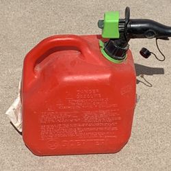 Portable Red Fuel Gas Canister Fuel Gasoline