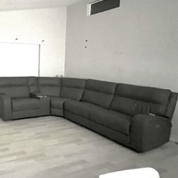 Large Power Recliner Sectional Sofa 
