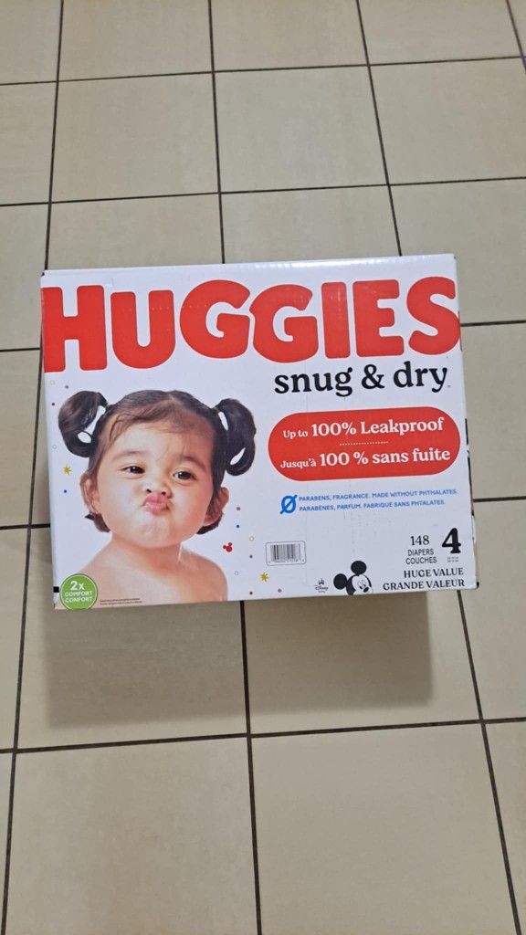 HUGGIES SIZE 4 148 COUNT