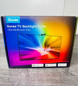 Govee TV Backlight 3 Lite with Fish-Eye Correction Function Sync to 55-65 Inch TVs