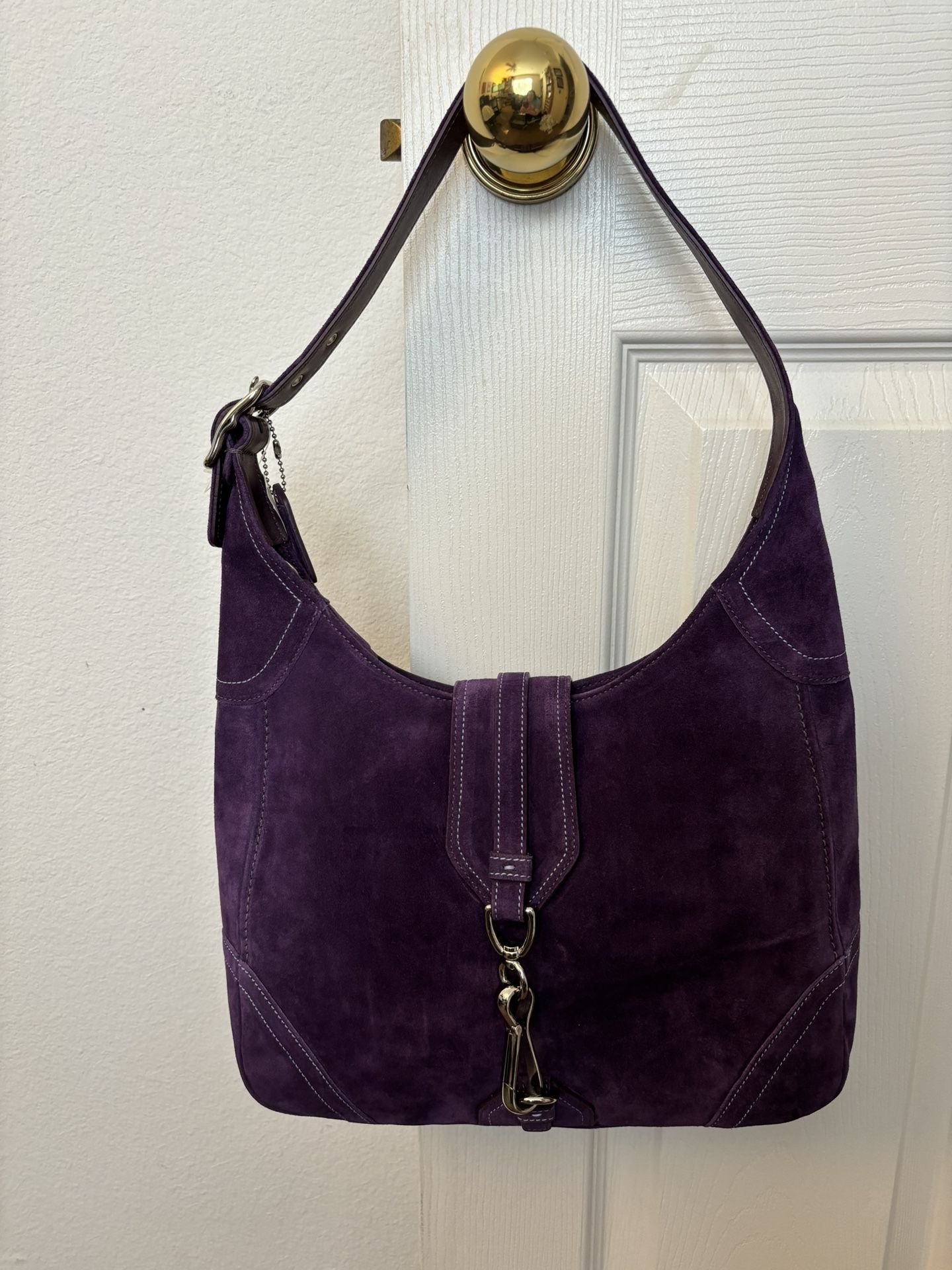 Coach suede purse NWT