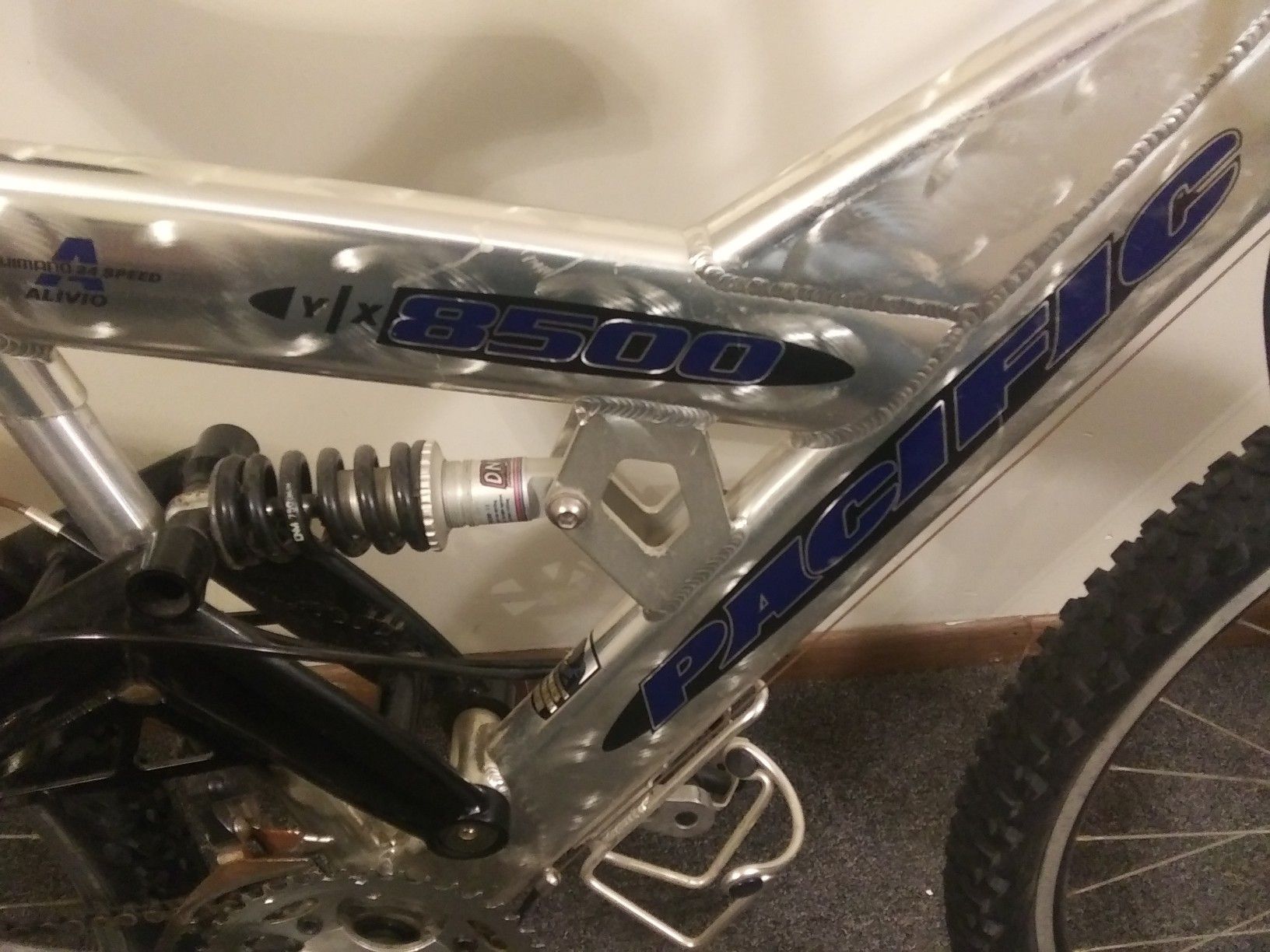 Pacific 8500 aluminum dual suspension mountain bike 24 speed for Sale in Columbus OH OfferUp