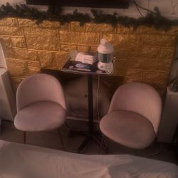 Beautiful Suede Chairs 