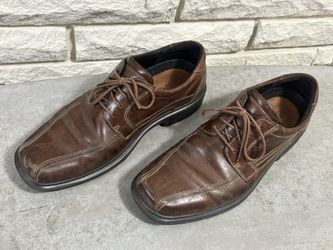 Echo Brown Leather Men’s Dress Shoes Size 42 EU / 9 US