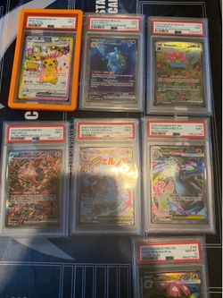 Pokemon Graded slabs PSA9